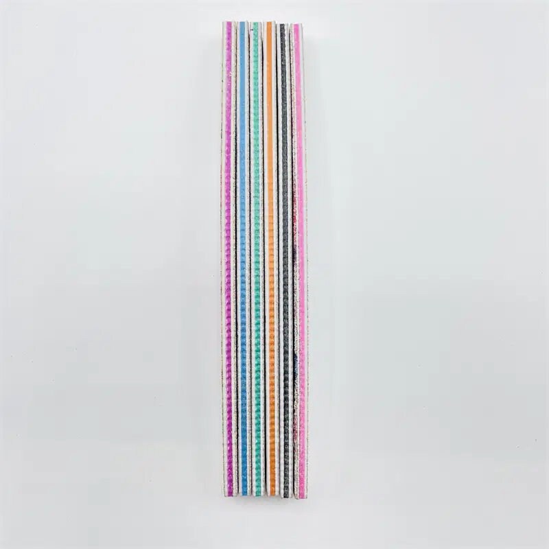 6 Pcs Different Grit Nail Files And Buffers | Flower Pattern Emery Board | 80-320 Grit Professional Manicure Tools For Home And Salon Use