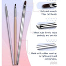 Nail Art Brushes Set | 6PCS Nail Art Design Pen Painting Tools With Acrylic Nail Brush | Builder Gel Brush  Nail Extension Gel