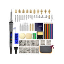 Aipudi 75Pcs Wood Burning Kit | Wood Burning Tool with LCD Display Wood Burning Pen Adjustable Temperature Soldering