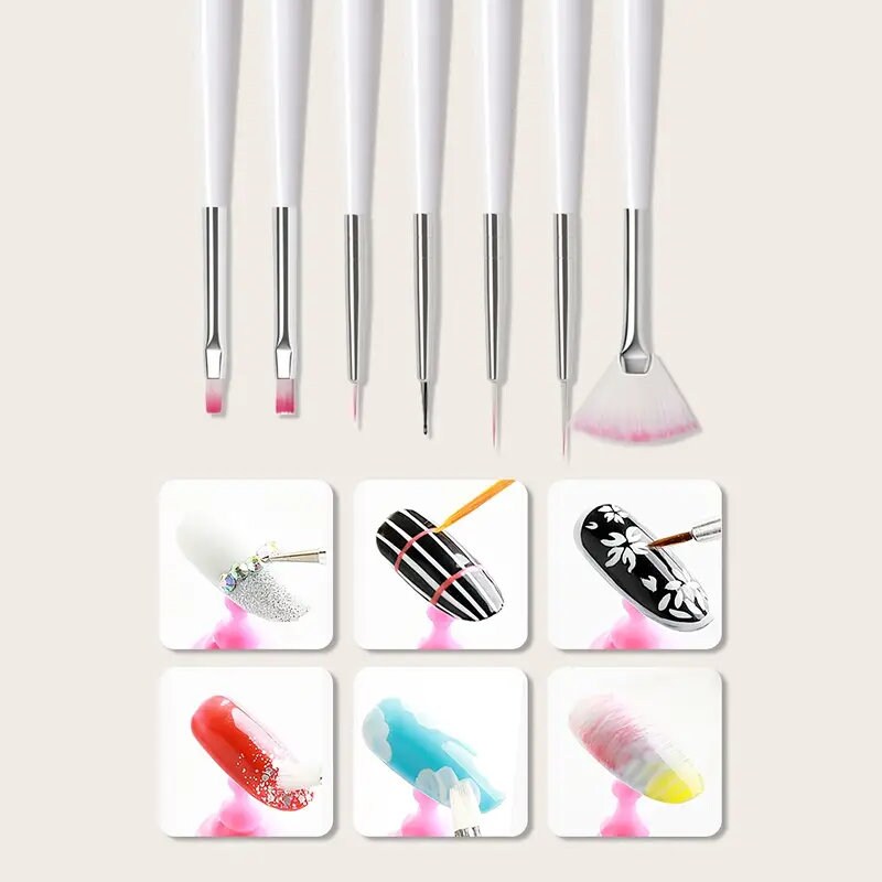 Nail Art Tool Set Nail Painting Pen Nail Art Stamp Art Nail Art Set For Professional Salons