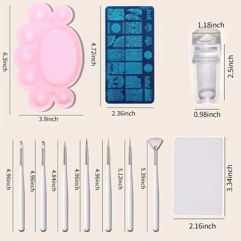 Nail Art Tool Set Nail Painting Pen Nail Art Stamp Art Nail Art Set For Professional Salons
