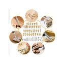 Wood Burning Kit | Wood Burning Tool Adjustable Temperature Woodburning Pyrography Pen Kit for Adults 46 Pcs