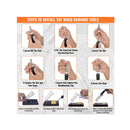 112PCS Wood Burning Kit Professional Wood Burning Tool with LCD Display Pyrography Pen 60W Adjustable