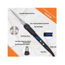 112PCS Wood Burning Kit Professional Wood Burning Tool with LCD Display Pyrography Pen 60W Adjustable