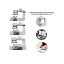 3 Size Wide Rolled Hem Presser Foot Hemmer Foot Set for Singer | Baby Lock | Brother | Janome