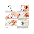 3 Size Wide Rolled Hem Presser Foot Hemmer Foot Set for Singer | Baby Lock | Brother | Janome