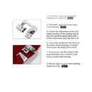 3 Size Wide Rolled Hem Presser Foot Hemmer Foot Set for Singer | Baby Lock | Brother | Janome