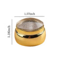 Golden Glitter Nail Stamper + 2 Print Scraper | Nail Trimming Kit Nail Art Stamping Tool Set