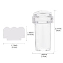 Nail Art Stamper | Clear Silicone Stamping Jelly With Scraper | Transparent Visible Body | No Misplacement For DIY Nail Decor