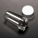 Transparent Silicone Nail Art Stamping Kit French Design For Manicure Plate Stamp Polish Seal Stamper Scraper