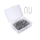 Hysagtek 120 Pcs Mini U Hanger Hooks | High Temperature Resistance Nichrome Wire Jump Rings