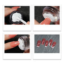 Nail Art Transparent Silicone Seal Nail Polish Stamping DIY Scraper Kit Manicure Tools
