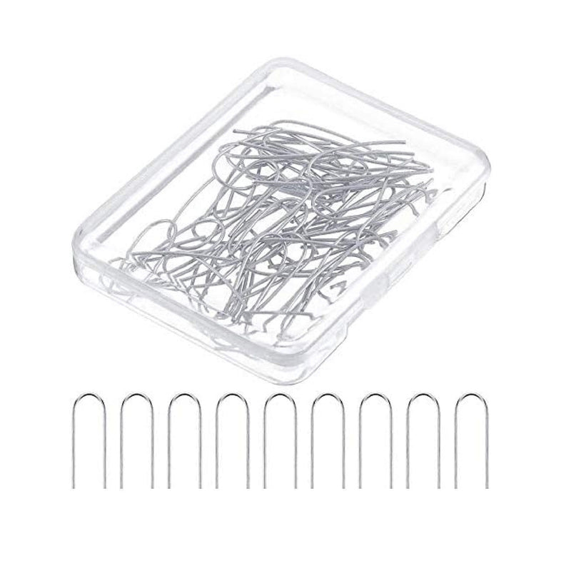 Vankcp 200 PCS High Temperature Nichrome Wire Jump Rings | 21 Gauge U Hanger Hooks Jump Rings Ornament Hooks