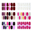 6 Sheets Nail Sticker Nail Decal | Self-adhesive DIY Nail Art Stickers For Manicure With Nail File