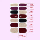 6 Sheets Nail Sticker Nail Decal | Self-adhesive DIY Nail Art Stickers For Manicure With Nail File