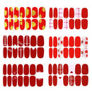 Nail Polish Strips Full Nail Wraps | Self Adhesive Nail Polish Stickers For Women | For Home DIY And Salon