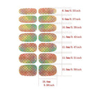 Nail Polish Strips | Glitter Adhesive Nail Stickers | Full Nail Wraps | For Women Nail Accessories