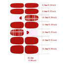 Nail Polish Strips Full Nail Wraps | Self Adhesive Nail Polish Stickers For Women | For Home DIY And Salon