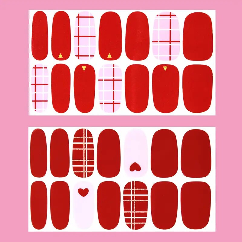 Nail Polish Strips Full Nail Wraps | Self Adhesive Nail Polish Stickers For Women | For Home DIY And Salon
