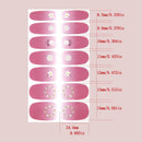 6 Sheets Nail Polish Strips Fresh Style Self-Adhesive Stick On Nail Stickers Full Nail Wraps For Women Nails