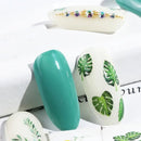 29 Pcs Flower Tropical Leaves Butterfly Flamingos Nail Art Stickers | Nail Art Slider Decoration Design Nail Art Accessories