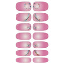 Trendy Full Nail Stickers | Ombre Full Wrap Nail Stickers | Self-Adhesive Nail Decals