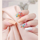 Korean Nail Glitter Flakes Round Nail Sequins For Nail Art Kit Nail's Glossy Decorations Tools Supplies Nail Salon Design Tools Kit