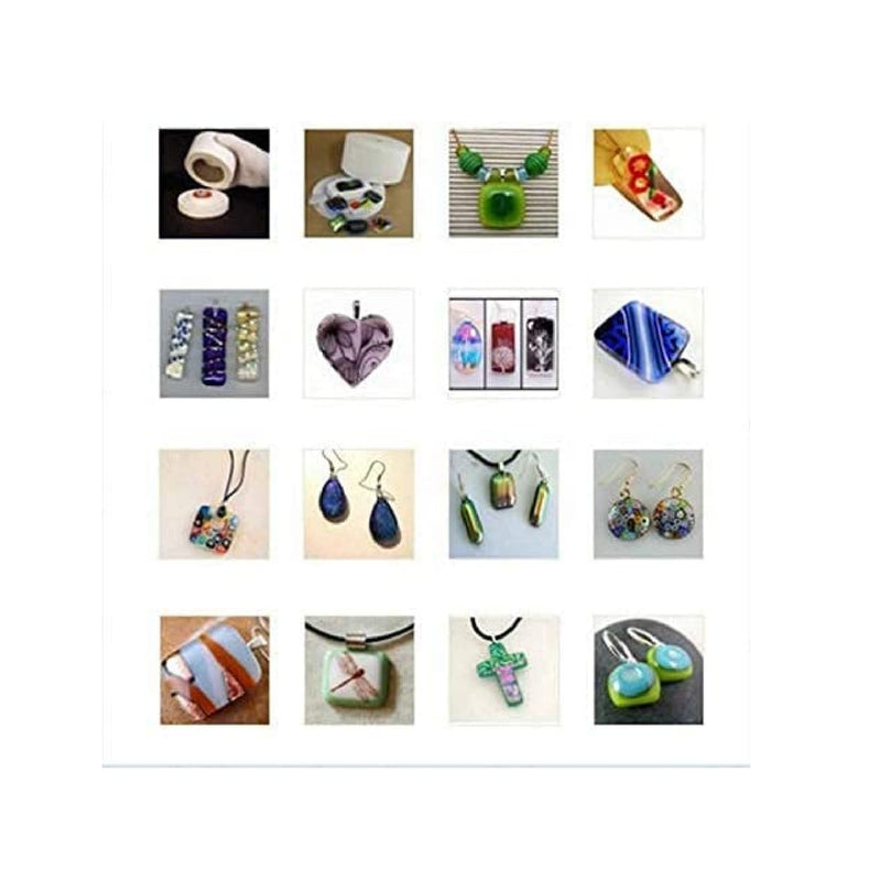 Microwave Kiln and DIY Fusing Glass Jewelry Set | Professional Simple Making DIY Jewelry Glass Fusing Tools Set