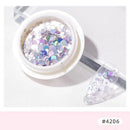 Korean Nail Glitter Flakes Round Nail Sequins For Nail Art Kit Nail's Glossy Decorations Tools Supplies Nail Salon Design Tools Kit
