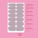6 Sheets Full Wrap Nail Polish Stickers Self-Adhesive Nail Art Decal Strips Nail Manicure Decoration Kit