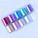 40 Rolls Nail Art Foil Adhesive Transfer Sticker Tips | Nail Art Stickers Tips Wraps Foil Transfer Adhesive Glitters Acrylic DIY Decoration