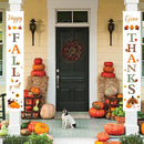 Fall Decor | Fall Decorations for Home | Happy Fall Y'all & Give Thanks Porch Banners | Thanksgiving Decorations