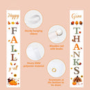 Fall Decor | Fall Decorations for Home | Happy Fall Y'all & Give Thanks Porch Banners | Thanksgiving Decorations