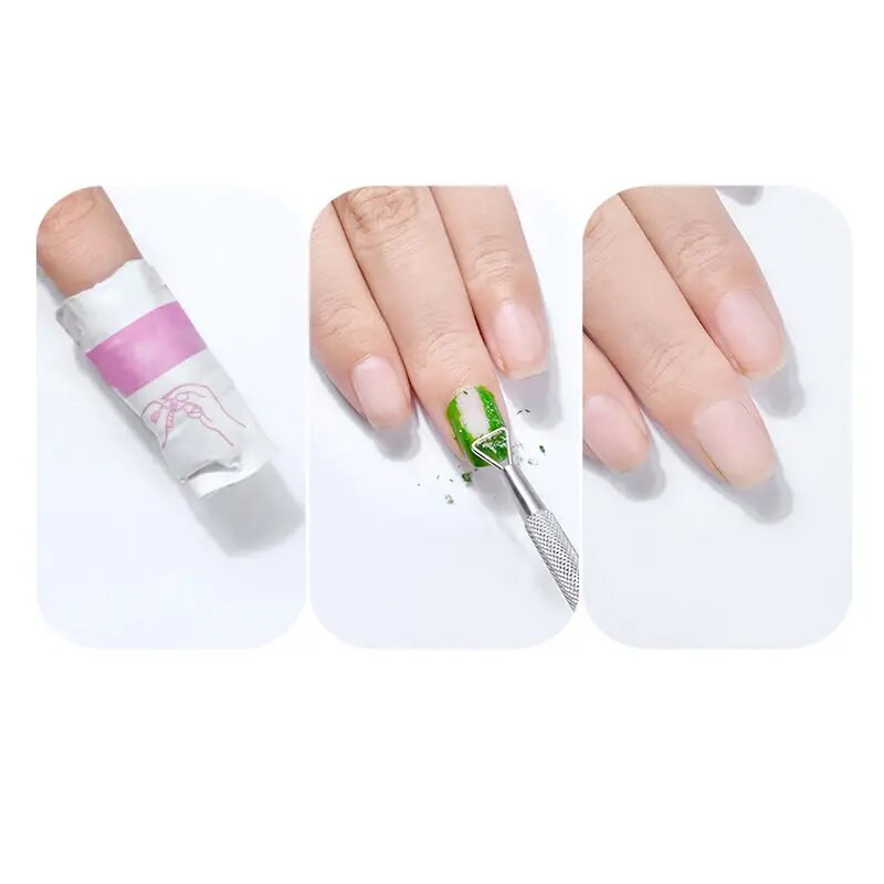 1 Pc Stainless Steel Cuticle Pusher Triangle Cuticle Peeler Scraper Remove Gel Nail Polish Nail Art Remover Tool