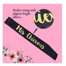 Bridal Sash | Bridesmaid From GEMICH | 12 Pack | Team Bridal Sash | Bachelorette Party Sash Set For Bridesmaids