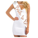 Bride To Be Defined | Bride To Be Sash And 3-Pack Tiara Headband And Shoulder Length Veil Bachelorette Party