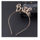 Bride To Be Defined | Bride To Be Sash And 3-Pack Tiara Headband And Shoulder Length Veil Bachelorette Party