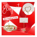 CARDIFY 24 3.5 Inch Table Number Holders With 24 Gold Foil Border Place Cards | Table Numbers For Wedding Reception