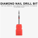 1 Pcs Artificial Diamond Milling Cutters Pointed Head Design For Manicure Pedicure | Cuticle Clean Burr Electric Nail Drill Bit Nail Files
