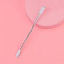 Stainless Steel Double-Headed Cuticle Pusher | Dead Skin Remover | Manicure Cleaner | Nail Tool