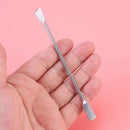Stainless Steel Double-Headed Cuticle Pusher | Dead Skin Remover | Manicure Cleaner | Nail Tool