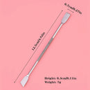 Stainless Steel Double-Headed Cuticle Pusher | Dead Skin Remover | Manicure Cleaner | Nail Tool