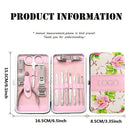12 Pcs Stainless Steel Nail Clippers Set Travel Mini Manicure Set Professional Pedicure Set Personal Care Tools Grooming Kit