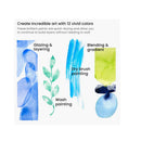 Watercolor Paint With Storage Box | Set of 12 Colors | 0.4 oz Tubes