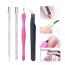 Nail File And Buffer | Double Sided Nail File | Rectangular Nail Buffer | Buffer Block Sponge Polished Nail Brush Come With Cuticle Nipper