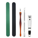 Professional Nail Clipper Kit With Nail Clipper Nail Files Cuticle Pusher Nail Art Dust Remover Brush | Nail Art Tools For Manicure Makeup