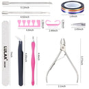 Nail File And Buffer | Double Sided Nail File | Rectangular Nail Buffer | Buffer Block Sponge Polished Nail Brush Come With Cuticle Nipper