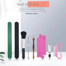 Professional Nail Clipper Kit With Nail Clipper Nail Files Cuticle Pusher Nail Art Dust Remover Brush | Nail Art Tools For Manicure Makeup