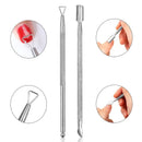 Gel Nail Polish Remover Tools Kit Include Nail Remove Clip | Cuticle Pusher | Cuticle Peeler | Nail File And Cotton Pad