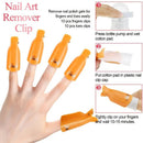 Nail Polish Remover Tools Kit Including 20pcs Gel Clip Remover | 900pcs Nail Remover Pads Cuticle Nipper And Pushers Nail Files Buffer Block